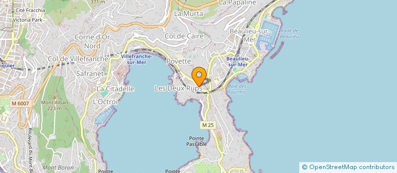 localisation de l'entreprise DELMONA FRANCE à VILLEFRANCHE-SUR-MER
