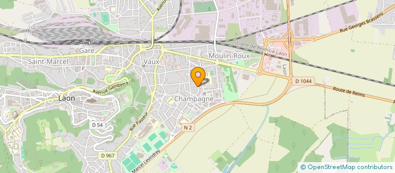 localisation de l'entreprise DELMOND BOUGHERIOU INDIVISION à LAON