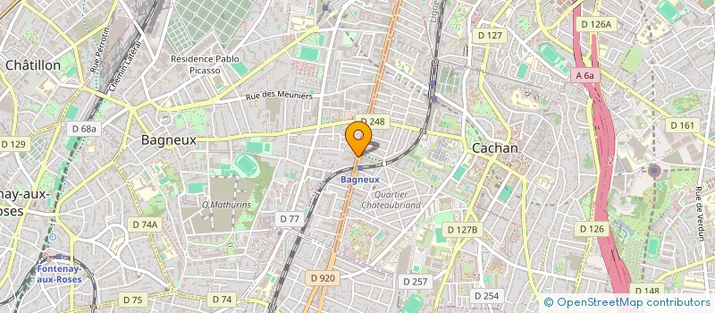 localisation de l'entreprise DELMOND INDIVISION à BAGNEUX