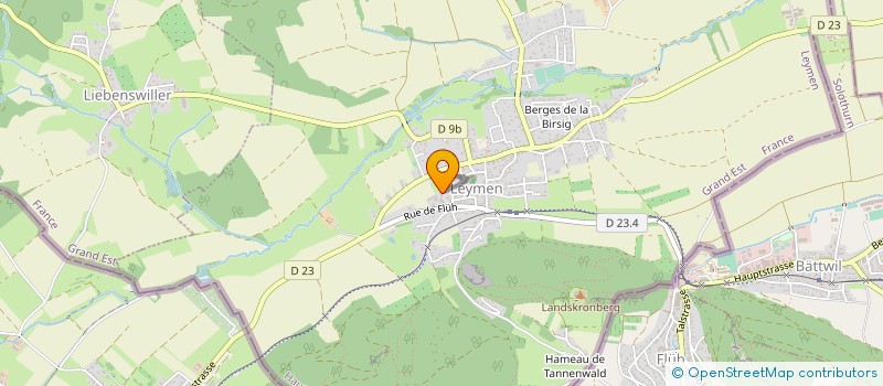 localisation de l'entreprise DELMOND SARL à FOLGENSBOURG