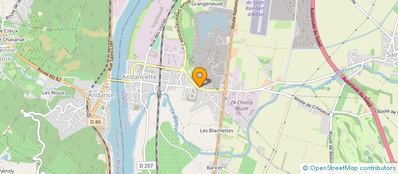 localisation de l'entreprise DELMONICO DOREL BETON à ANDANCETTE