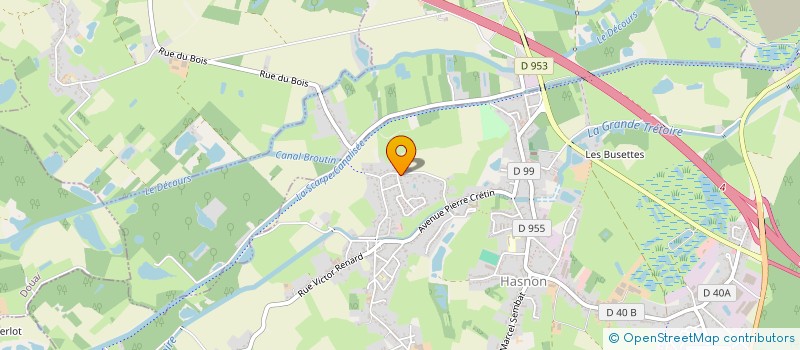 localisation de l'entreprise DELMOTTE CLARA  HASNON