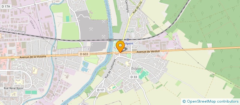 localisation de l'entreprise DELMOTTE PELACHAUD  TRILPORT