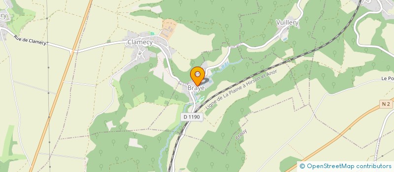 localisation de l'entreprise DELMOTTE TRANS-AUTO  BRAYE