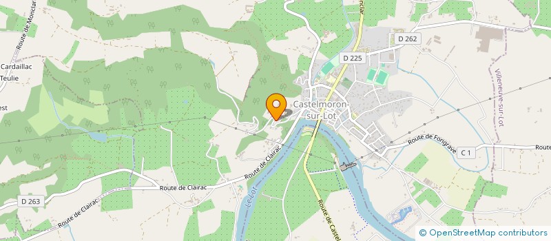 localisation de l'entreprise DELMOULY  CASTELMORON-SUR-LOT