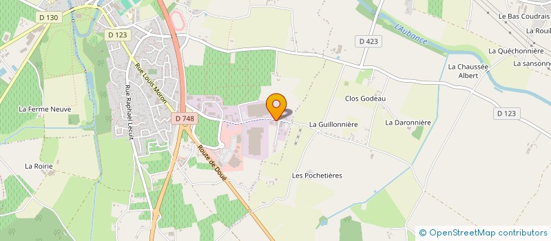 localisation de l'entreprise DELNA à BRISSAC LOIRE AUBANCE