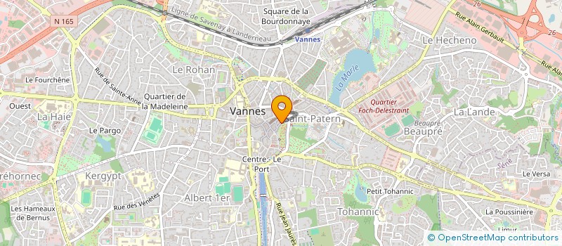 localisation de l'entreprise DELNAB à VANNES