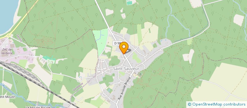 localisation de l'entreprise DELNES  SAINT-SAUVEUR