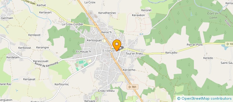 localisation de l'entreprise DELNOCH PUBLISHING  ERDEVEN