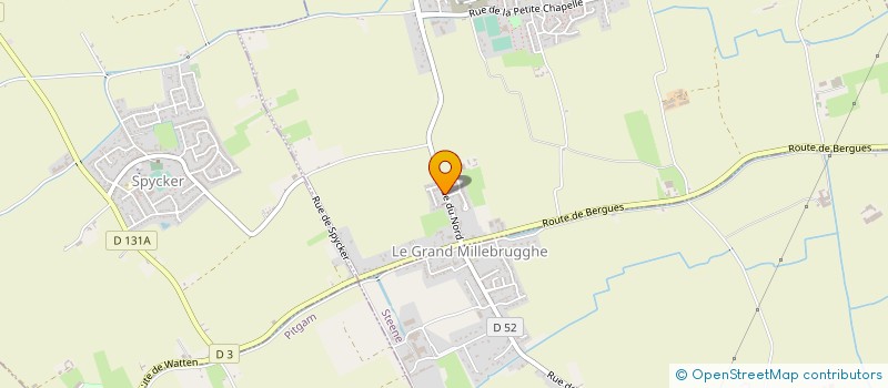 localisation de l'entreprise DELNUTRIFORM' à ARMBOUTS-CAPPEL
