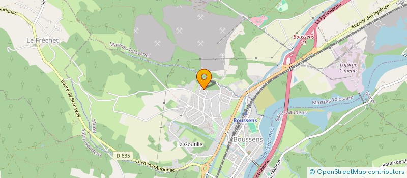 localisation de l'entreprise DELO FROID  BOUSSENS