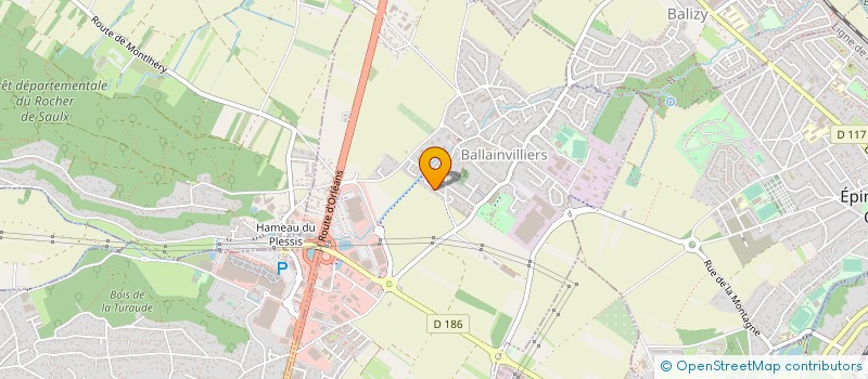 localisation de l'entreprise DELOBEL PLOMBERIE à BALLAINVILLIERS