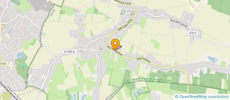 localisation de l'entreprise DELOBELLE-MOREL DISTRIBUTION  RAIMBEAUCOURT