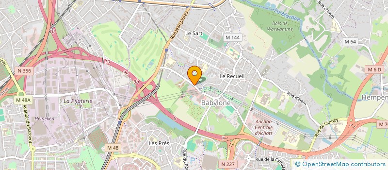 localisation de l'entreprise DELOBELLE VERBRUGGE à VILLENEUVE-D'ASCQ