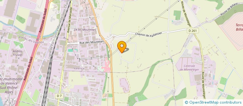 localisation de l'entreprise DELOCHE FRERES  VALENCE