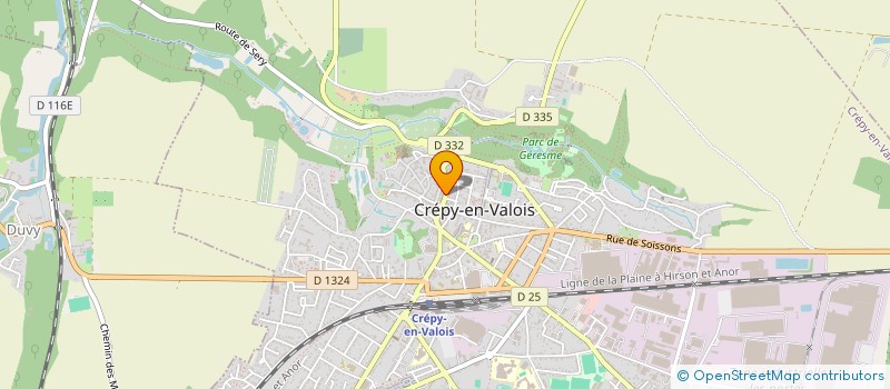 localisation de l'entreprise DELOEIL à CREPY-EN-VALOIS