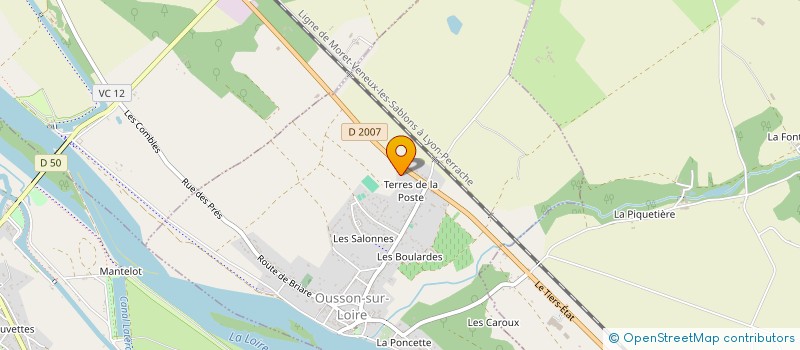 localisation de l'entreprise DELOFFRE  OUSSON-SUR-LOIRE