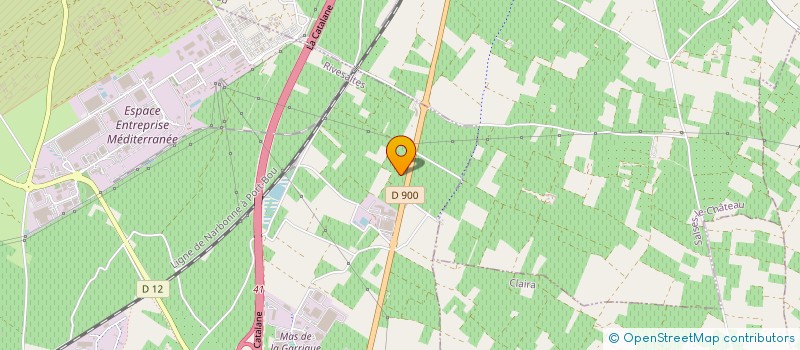 localisation de l'entreprise DELOHEM  ESPIRA DE L'AGLY