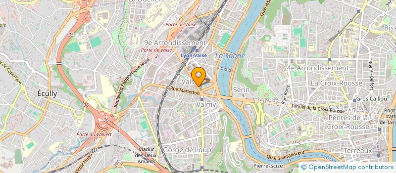 localisation de l'entreprise DELOISON PELLETIER SABY FRANCE à LYON