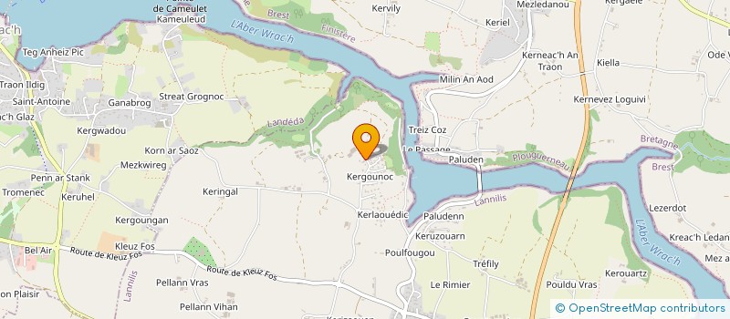 localisation de l'entreprise DELOLE à LANNILIS