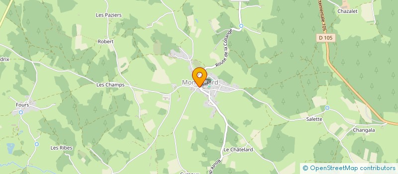 localisation de l'entreprise DELOLME  MONTREGARD