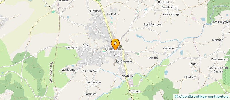 localisation de l'entreprise DELOLME MAINT SERVICES  QUINTENAS