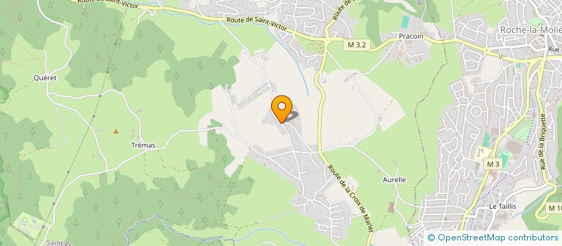 localisation de l'entreprise DELOLME PISCINE  SAINT-ETIENNE