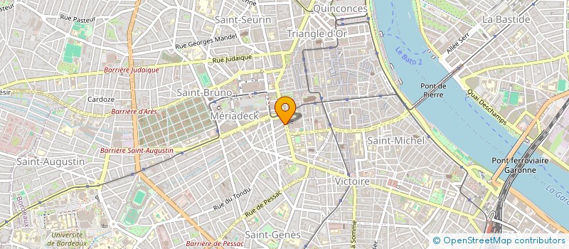 localisation de l'entreprise DELOM - MAZE  BORDEAUX