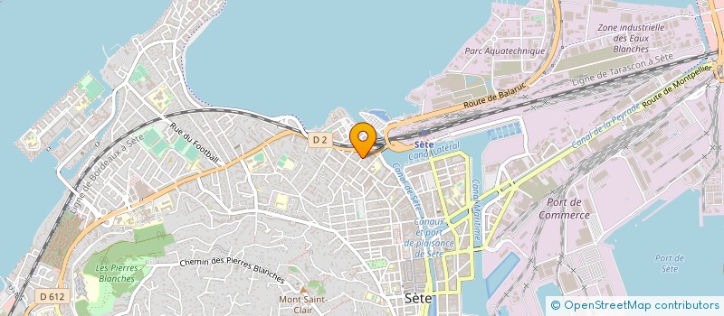 localisation de l'entreprise DELOM PORTUAIRE à SETE