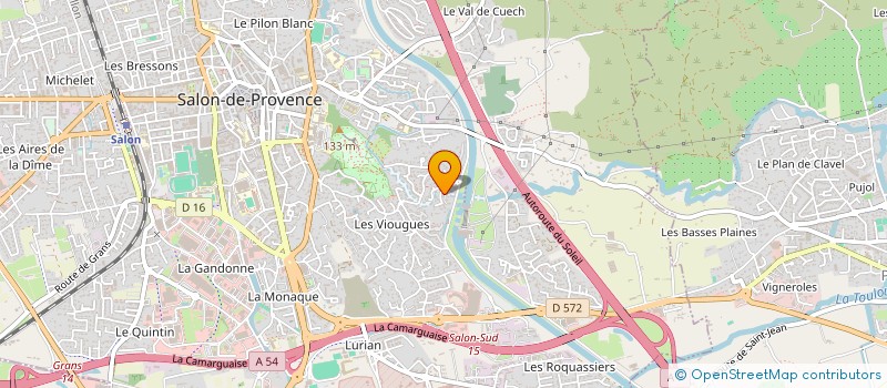 localisation de l'entreprise DELON  SALON-DE-PROVENCE