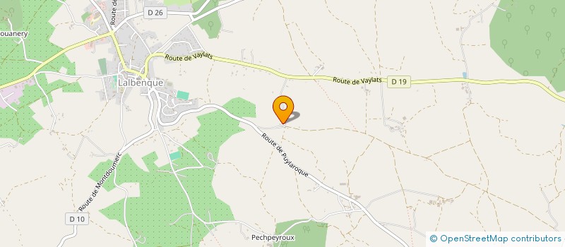 localisation de l'entreprise DELONKAPITAL  LALBENQUE