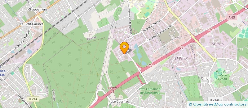 localisation de l'entreprise DELOR  CANEJAN