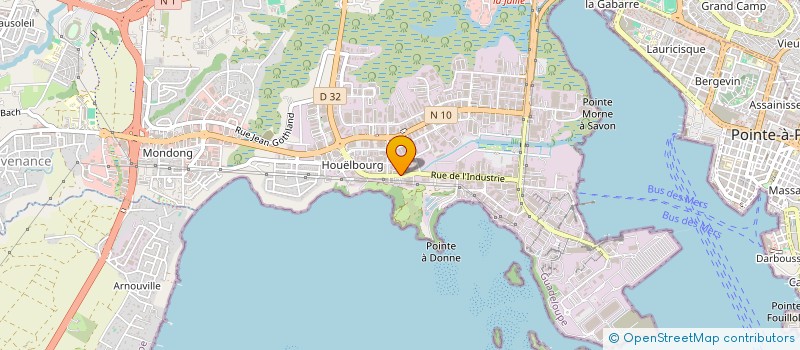 localisation de l'entreprise DELOR II à BAIE-MAHAULT