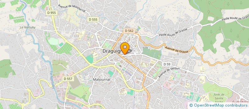 localisation de l'entreprise DELORA  DRAGUIGNAN