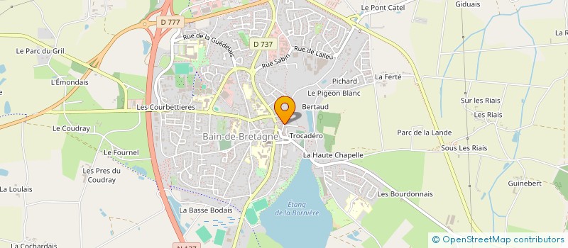localisation de l'entreprise DELORA TOURISME à BAIN-DE-BRETAGNE