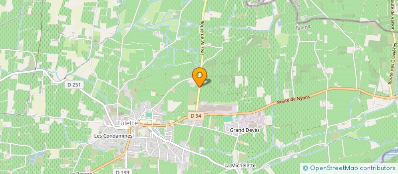 localisation de l'entreprise DELORD BLANC  TULETTE