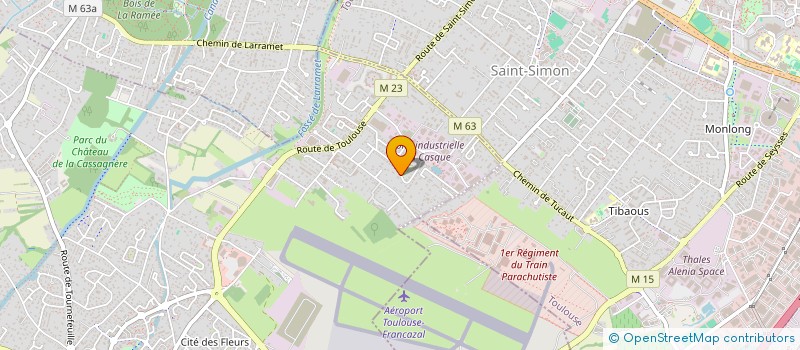 localisation de l'entreprise DELORD ET ASSOCIEES  CUGNAUX