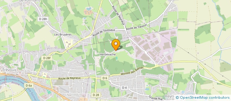 localisation de l'entreprise DELORD-GIROD à REYRIEUX