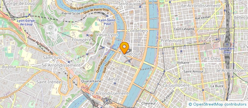 localisation de l'entreprise DELORE & ASSOCIES  LYON