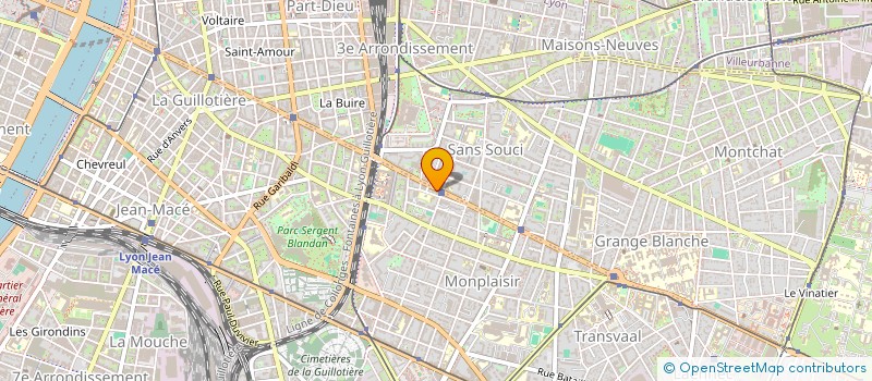 localisation de l'entreprise DELORME 17  LYON