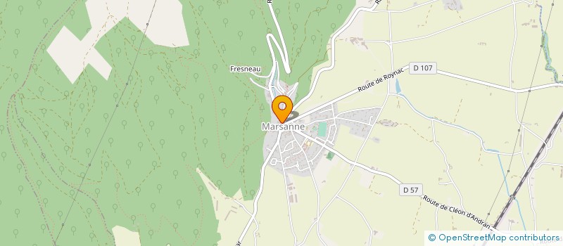 localisation de l'entreprise DELORME à MARSANNE