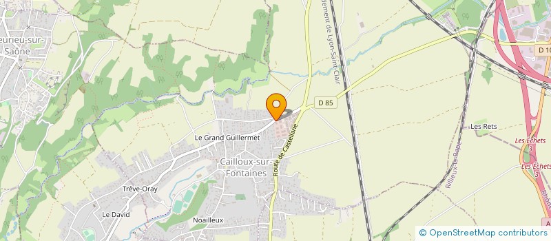 localisation de l'entreprise DELORME à CAILLOUX-SUR-FONTAINES