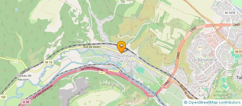 localisation de l'entreprise DELORME CIRCUS  PLOMBIERES-LES-DIJON