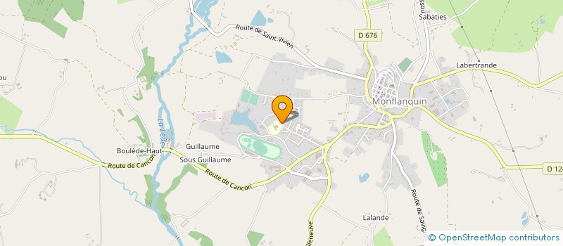 localisation de l'entreprise DELORME RABANEL  MONFLANQUIN