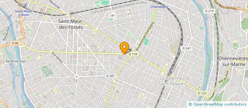 localisation de l'entreprise DELORMEAU à SAINT-MAUR-DES-FOSSES