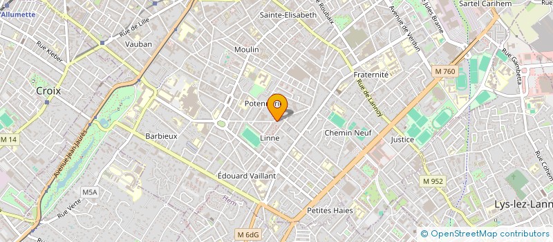 localisation de l'entreprise DELORY ZTL  ROUBAIX