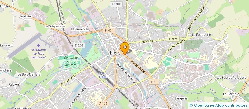 localisation de l'entreprise DELORYS BLANCHET à FLERS