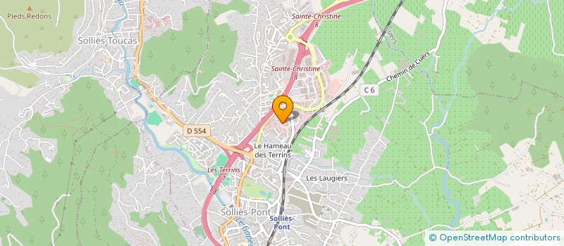 localisation de l'entreprise DELOS  SOLLIES-PONT