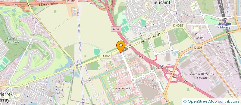 localisation de l'entreprise DELOSIAL  LIEUSAINT