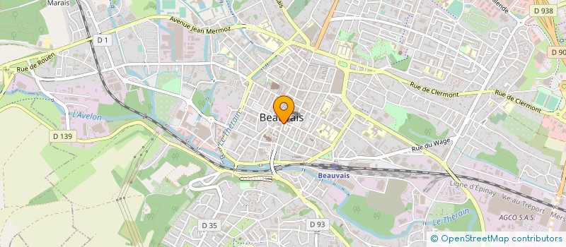localisation de l'entreprise DELOT à BEAUVAIS